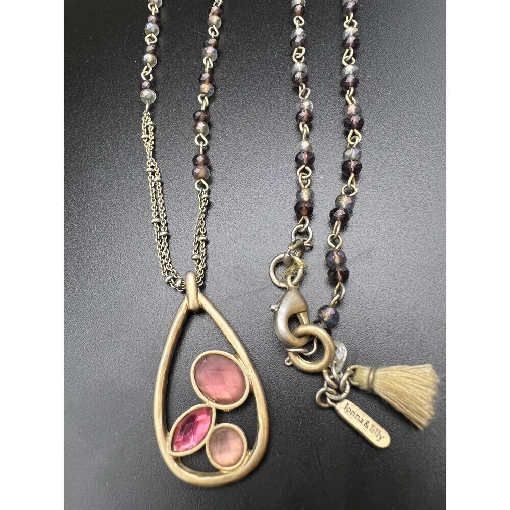 LONNA & Lilly Beaded Pendant Necklace